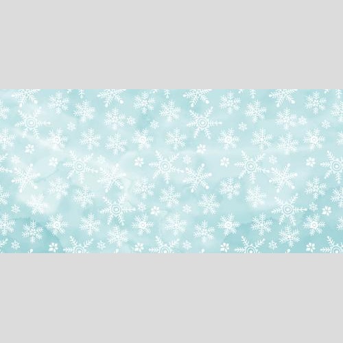 矢量图片 浅蓝色水彩雪花