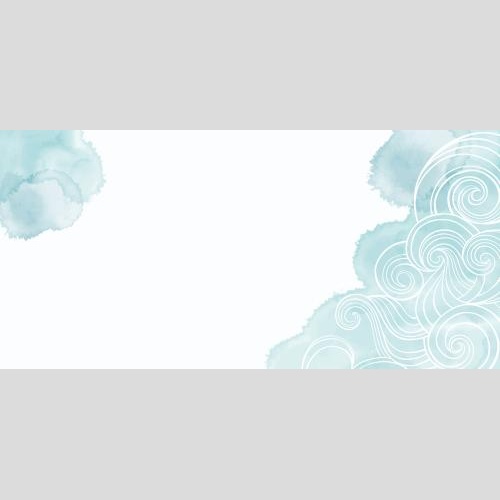矢量图片 装饰波浪,浅蓝水彩碎片,白底文字区域,角度构图