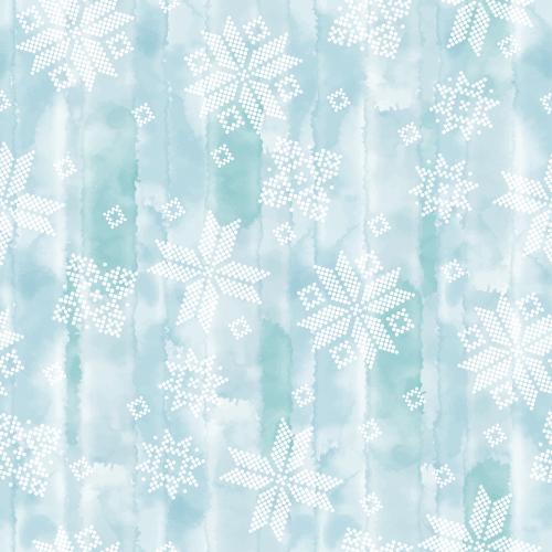 矢量图片 白色星星雪花由点组成淡蓝色水彩背景