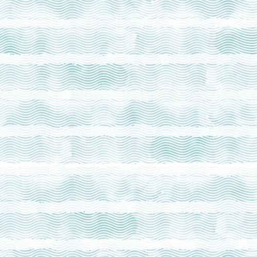 矢量图片 水平的蓝色水彩条纹和波浪