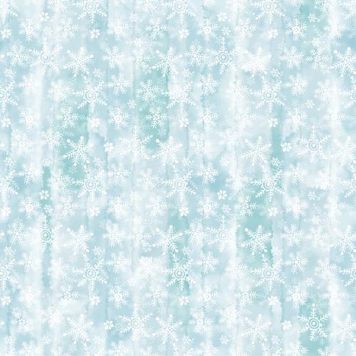 矢量图片 浅蓝水彩雪花