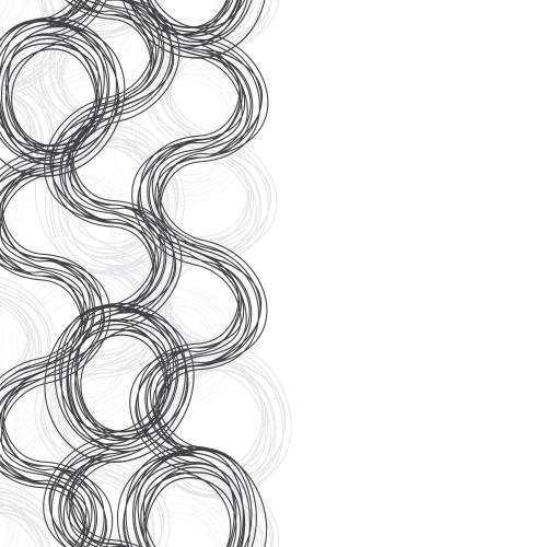 线条。矢量图 单色垂直波浪条纹白色文字区域