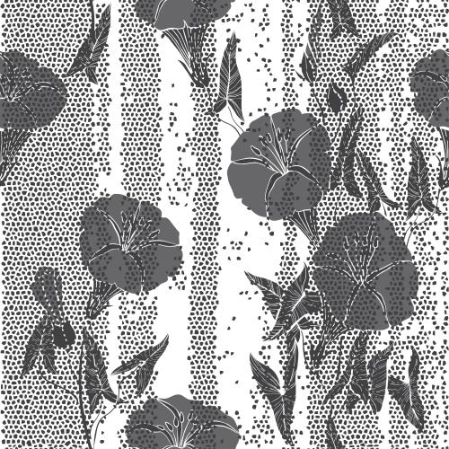 马赛克。矢量图 花发旋花图案马赛克