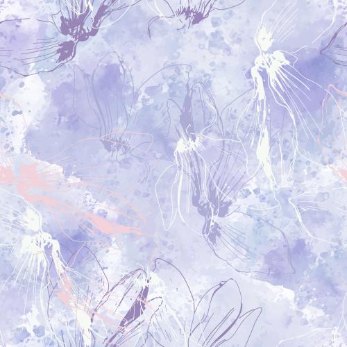风信子。矢量图 仙客来水彩画