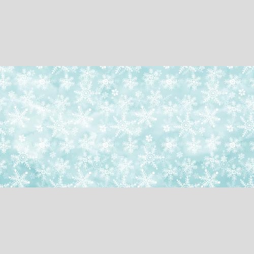 矢量图片 蓝色水彩上的雪片