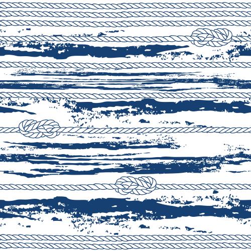 矢量图片 海结、绳索、肌理波纹在白色