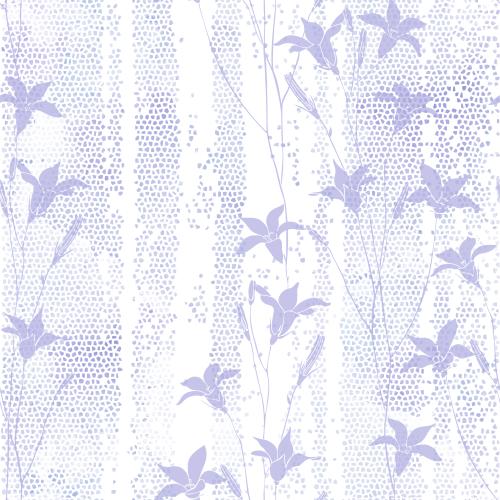 矢量图片 铃兰花淡紫色水彩马赛克