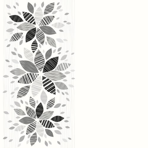 矢量图片 抽象带有条纹花瓣的花朵，白色背景上有文字空间